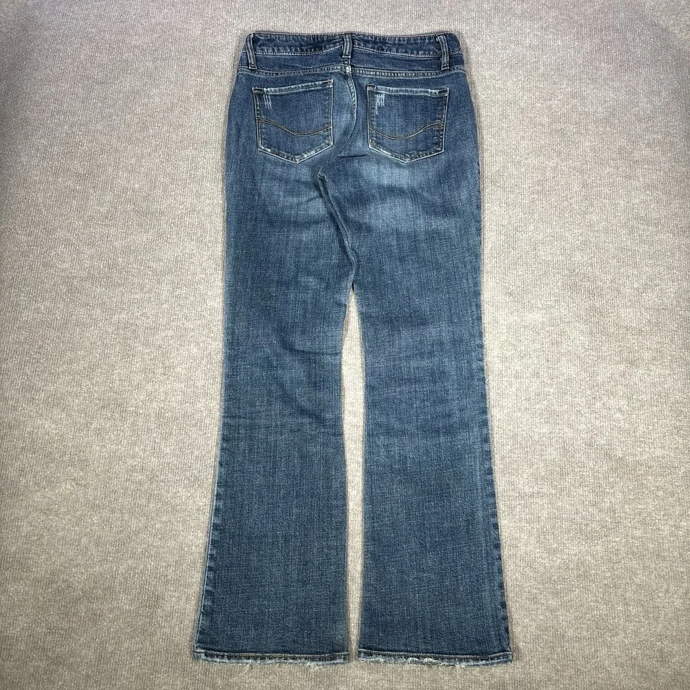 Vintage Old Navy Jeans Womens 4 Blue Denim Curvy Bootcut Just Below Waist Y2K